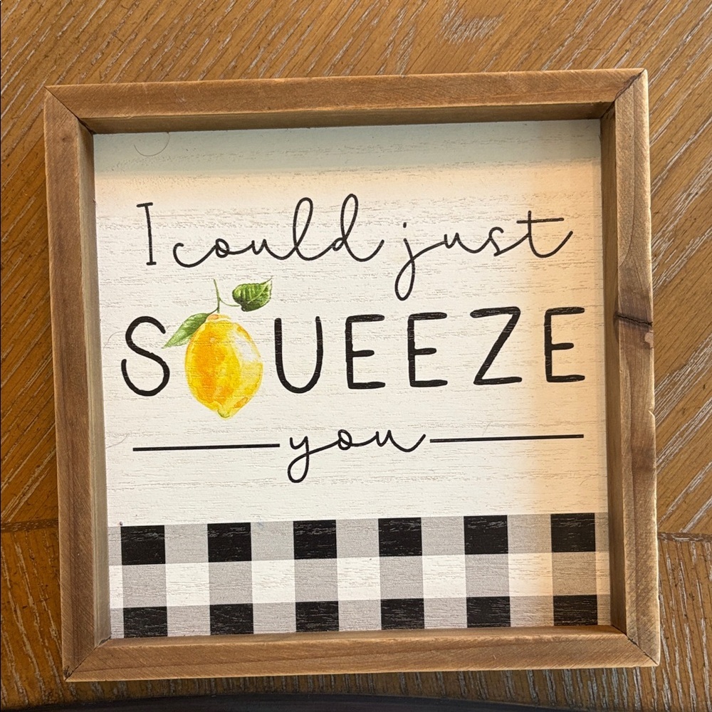 Hobby Lobby Table Decor with Natural Wood Finish Lemon